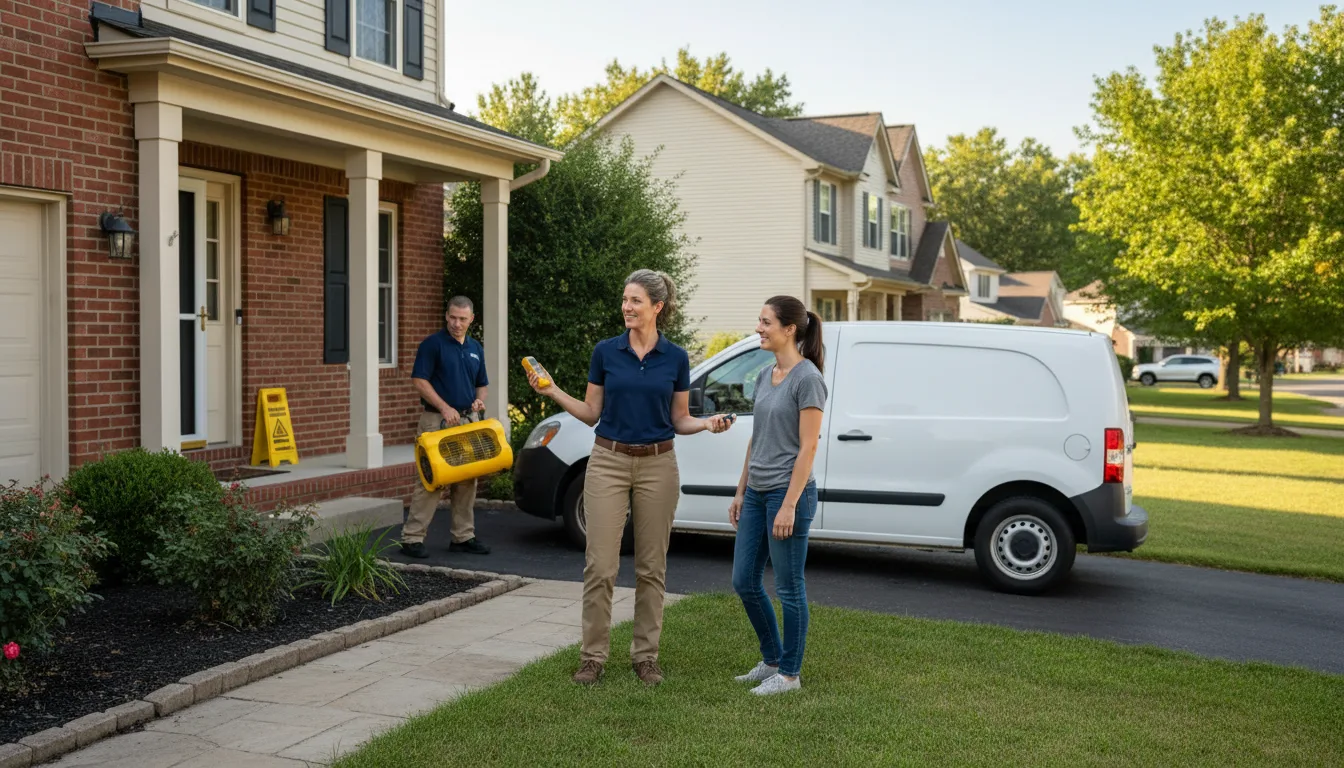 Residential water damage restoration in Burgaw, NC